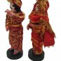 Handmade fabric Cotton Punjabi Bride & Groom Dolls home Decor