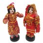 Handmade fabric Cotton Punjabi Bride & Groom Dolls home Decor