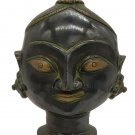 Brass Village Tribe Lady Head Statue Antique Finish Bust Hand Crafted
