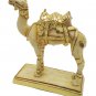 Synthetic Camel With Real Gold Foil Work Statue Handmade Collectible