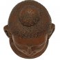 Brass Buddha Head Statue Antique finish Feng Shui Tibetan Buddha
