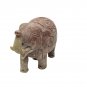 Handmade Sand Stone Trunk Up Carving Elephant