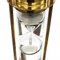 Brass Sand Timer Hourglass with compass Table Decor