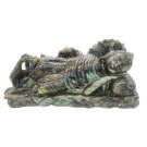 Labradorite Stones sleeping Buddha Statue Hand Carved