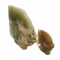 Onyx Gem Stone Fish Statue Handmade Stone Carving Fish Pair