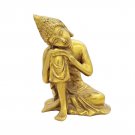 Brass Buddha Statue Feng Shui Tibetan Resting Buddha