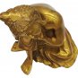 Brass Buddha Statue Feng Shui Tibetan Resting Buddha
