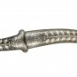 Dagger Handcrafted Engraved Silver work Koftgiri Damascus Blade 10 Inch