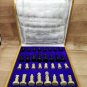 Stone Chess Set 12" Stone Pieces with Stone Board game indoor