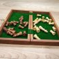 Wooden Chess Set Travel Wooden Pieces with Wooden Board