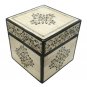 Bone Inlay Jewelry Box Decorative Floral Design Emboss Painting home decor gift