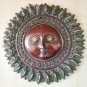Brass Wall Hanging Mask Sun Face Wall Art for home decor show piece