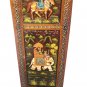 Wooden partition 4 Panel Hand made Folding Wicker Home Decor Ornament Gift