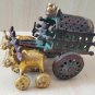Brass Bullock Cart India village Cart for home decor showpiece & gift
