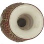 Flower Vase 9" White Marble Stone Painting work Gift Collectible Pot Home decor