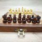 Wooden Chess Set Travel Wooden Magnetic Pieces with Wooden magnetic Board