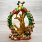Peacock Trinket box souvenir animal gift Decorated with Swarovski Crystal