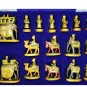 Wooden Chess Set Music Hand Carved Painting work Indian Figure Chess
