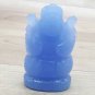 Chalcedony Stone Ganesha Statue Elephant God Natural Gemstone Ganpati