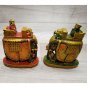Wooden Chess Set Hand Carved Tiger Hunting Indian Figure Chess