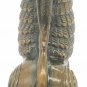 Brass Lion Statue Vintage India Lions Figurine Collectible Sculpture Handmade