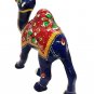 Metal Camel Statue Emboss Painting Work Figurine Home Decor Vintage Sculpture