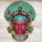 Nepali Girl Kumari with Gemstone work Wall hanging Art Sculpture Religious Budha