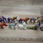 Metal Animal statue set of 10 elephant, Camel, Horse, Cow Hand Painted Sculpture