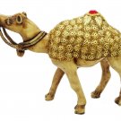 Camel Statue Beads Work Figurine Marble Dust Carving Camel Vintage Sculpture
