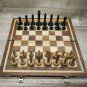 Wooden Chess Set with Board Hand Carved undercut Antique sandalwood Chess Set