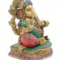 Brass Ganesha Statue 9" handmade Elephant God Idol Wealth & Luck Hindu Religious
