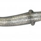 Dagger Handcrafted Engraved Silver work Koftgiri Damascus Blade 12 Inch