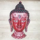 Buddha Mask Wall hanging Art Sculpture painting & carving mask Decor Religious
