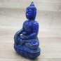 Buddha Statue Lapis Lazuli Stone Lotus Buddha Statue meditation Feng Shui Buddha