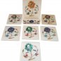 Tea Coaster Handmade Marble Flower gemstone inlay work Coaster Pietra Dura Gift