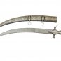 Dagger Sward Handcrafted Engraved Silver work Koftgiri Damascus Blade