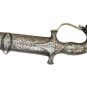 Dagger Sward Handcrafted Engraved Silver work Koftgiri Damascus Blade