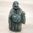 Buddha statue Labradorite Stones Laughing Buddha Figurine Buddhism