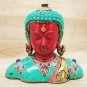 Buddha Head Statue with Stone Work Feng Shui Tibetan Buddha Bust