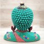 Buddha Head Statue with Stone Work Feng Shui Tibetan Buddha Bust