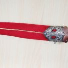 Dagger with Sun Stone Handle Handcrafted Engraved Silver work Koftgiri Damascus