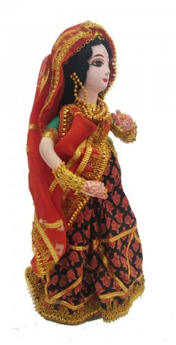 Dolls Handmade fabric Rajasthani Cotton Dolls puppetry home Decor