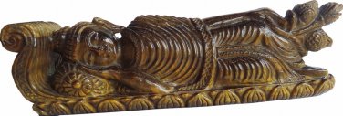Buddha Tiger Eye Stones Sleeping Buddha Statue Feng Shui Tibetan Buddha