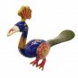 Peacock Statue Emboss Painted Metal Sculpture Paradise Peacock Decorative gift