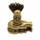 Brass Lord Shiva Lingam Paited Mahadev Statue Third Eye God Brass Shiv