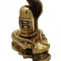 Brass Lord Shiva Lingam Paited Mahadev Statue Third Eye God Brass Shiv