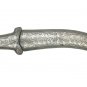 Dagger Handcrafted Engraved Silver work Koftgiri Damascus Blade 14 Inch