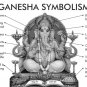 Ganesh Statue 6" Sitting on Snack Wooden hand carved Hindu God Lord Ganesha