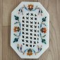 Soap tray Stone 6" x 4" Natural Orange Aventurine Gemstone inlay work Gift decor