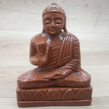 Buddha Statue Sun Stone Lotus Buddha Statue meditation Feng Shui Tibetan Buddha
